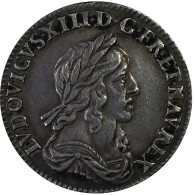Monnaie Gradée PCGS AU50-LOUIS XIII Douzième Décu 1642 Paris - 1610-1643 Lodewijk XIII Van Frankrijk De Rechtvaardige