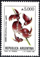 Argentina 1990 - Mi 2015 - YT 1715 ( Flowers Of Ceibo ) MNG - Neufs