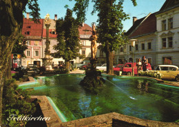 AUSTRIA, CARINTHIA, FELDKIRCHEN IM KARNTEN, MAIN SQUARE, FOUNTAIN, MONUMENT - Feldkirchen In Kärnten