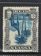 Portugal Nyassa Company Mozambique 1901 "D. Carlos I" Condition MH OG 33a (inverted Center) - Nyassa
