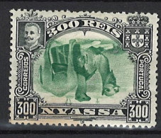 Portugal Nyassa Company Mozambique 1901 "D. Carlos I" Condition MH OG 39a (inverted Center) - Nyassaland