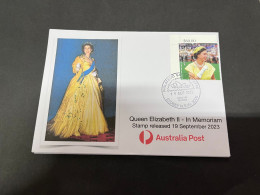 (20-9-2023) Queen Elizabeth II In Memoriam (special Cover) (released Date Is 19 September 2023) - Storia Postale