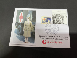 (20-9-2023) Queen Elizabeth II In Memoriam (special Cover) [Red Cross] (released Date Is 19 September 2023) - Covers & Documents
