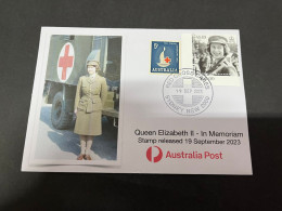 (20-9-2023) Queen Elizabeth II In Memoriam (special Cover) [Red Cross] (released Date Is 19 September 2023) - Covers & Documents