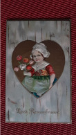 CPA GAUFREE - FANTAISIES - SAINT-VALENTIN - LOVE'S REMEMBRANCE - Valentine's Day