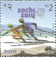 Nepal 2014 Winter Olympic Games In Sochi Olympics Stamp Mint - Invierno 2014: Sotchi