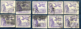 Chile - Chili - C14/20 - 1951 - (°)used - Michel 486 - Vliegtuig Boven Fabriek - 10x - Chili