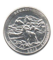 2012 - Stati Uniti 25 Cents - Quarter Denali   D     ------ - 2010-...: National Parks