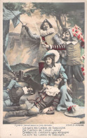 THEATRE - Fantaisie - Cyrano De Bergerac - Les Cadets De Gascogne - Debout Au Milieu Des Balles - Carte Postale Ancienne - Theatre