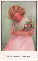 ENFANTS - Portrait - To My Dearest And Best  - Carte Postale Ancienne - Portretten