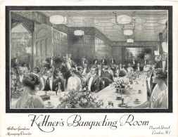 ROYAUME UNI - Kettner's Banqueting Room - Church Street - London - Carte Postale Ancienne - Altri & Non Classificati