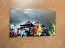 Costume Temple Bhutan Stamp MNH S/s - Costumes