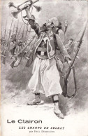 FANTAISIES - Le Clairon - Les Chants Du Soldat - Carte Postale Ancienne - Mannen