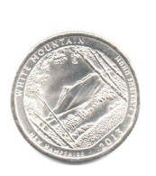 2013 - Stati Uniti 25 Cents - Quarter White Mountain   P     ------ - 2010-...: National Parks