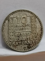 10 FRANCS TURIN ARGENT 1933 FRANCE / SILVER - 10 Francs