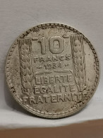 10 FRANCS TURIN ARGENT 1934 FRANCE / SILVER - 10 Francs