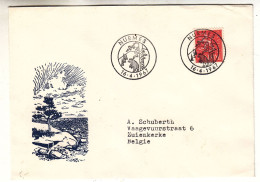 Finlande - Lettre De 1967 - Oblit Nurmes - - Storia Postale