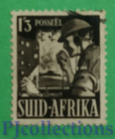 S274- SUD AFRICA - SOUTH AFRICA 1943 SOLDATO - SOLDIER 1'3 USATO - USED - Used Stamps