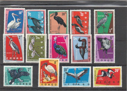 République Du Congo 1963 - N°481 / 494 (YT) MNH ** - Oiseaux - Birds - Ongebruikt