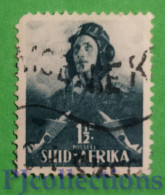 S275- SUD AFRICA - SOUTH AFRICA 1942 AVIATORE - AVIATOR 1,1/2 USATO - USED - Used Stamps