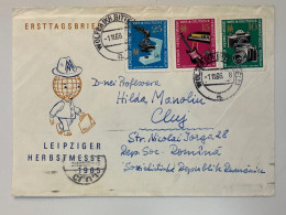 1965 FDC Brief Nach Romania - 1950-1970