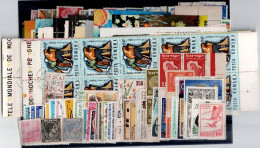 LOT OF 290 STAMPS MINT+USED+ 16 BLOCKS MI- 90 EURO VF!! - Collections (sans Albums)