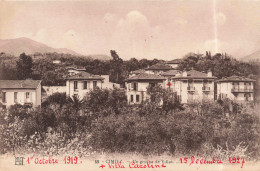 FRANCE - Nice - Cimiez - Un Groupe De Villas - Carte Postale Ancienne - Ferrocarril - Estación