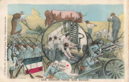 MILITARIA - Que Chacun Fasse Son Devoir - Carte Postale Ancienne - Patriotic