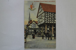 Cpa Couleur Old Market House & Church Lane Ledbury 1907 - India & China Tea Company - NOU29 - Herefordshire