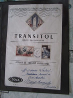 Monaco Enveloppe Publicitaire Transitol Soca Affranchie Et Oblitérée 12/4//1960 - Cartas & Documentos