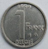 Pièce De Monnaie 1 Franc 1996   Version Belgie - 1 Franc