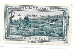 KB1098 - VIGNETTES VAUGIRARD SURCHARGEES - GUADELOUPE - RHUMERIE - Other & Unclassified