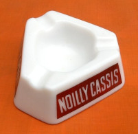 Cendrier Verre Opalin  Noilly Cassis / Noilly Prat  Opalex Made In France - Ceniceros