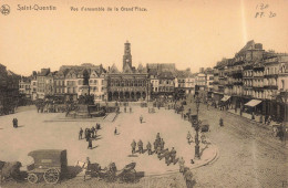 FRANCE - Saint Quentin - Vue D'ensemble De La Grand'Place - Animé - Carte Postale Ancienne - Saint Quentin