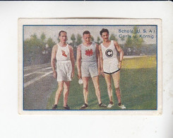 Greiling Sportbilder Leichtathletik Drei Sprinterkönige Scholz USA / Corts Berlin / Körnig Berlin   # 4  Von 1928 - Otras Marcas