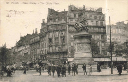 FRANCE - Paris - Place Clichy - Animé - Carte Postale Ancienne - Squares