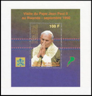 BL107**(1379) - Visite Du Pape Jean-Paul II / Bezoek Van Paus Johannes Paulus II / Besuch Von Papst Johannes Paul II - Nuevos