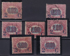 ITALY / ITALIA 1878 - Canceled - Sc# 37, 39-44 - Usados