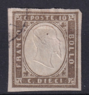 SARDINIA 1860 - Canceled - Sc#11f - Sardinien