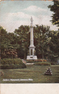 SOLDIERS MONUMENT . LAWRENCE . MASS - Lawrence