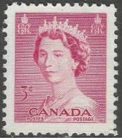 Canada. 1953 QEII. 3c MNH. SG 452 - Ongebruikt
