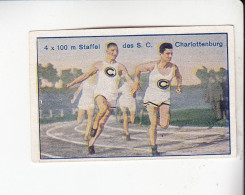 Greiling Sportbilder Leichtathletik 4 X 100 M Staffel SC Charlottenburg   # 13  Von 1928 - Otras Marcas