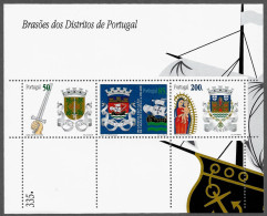 PORTUGAL STAMP - 1998 District Weapon Shields MINISHEET MNH (A1#202) - Nuevos