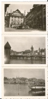 Photo - Série De 3 Photos -Lucerne - Luzern   En 1949  - Suisse  - Schweiz - Snapshot - Luzern