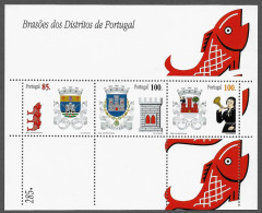 PORTUGAL STAMP - 1998 District Weapon Shields MINISHEET MNH (A1#203) - Nuevos