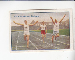 Greiling Sportbilder Leichtathletik 200 M Läufer Am Ziel Schlicken Preußen Duisburg Vor Zagsatka Berlin   # 6  Von 1928 - Otras Marcas
