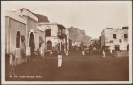 The Crater Bazaar, Aden, C.1910s - Pallonjee, Dinshaw & Co RP Postcard - Yémen