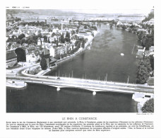 Photo  -  Reproduction - Allemagne Le Rhin à Constance - Europa