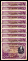 España Spain Lote 10 Billetes 50 Pesetas Velázquez 1928 Pick 75 Bc/Mbc F/Vf - 50 Peseten