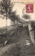 FRANCE - Provins - Montmachoux - L'escalier De L'église - Carte Postale Ancienne - Provins